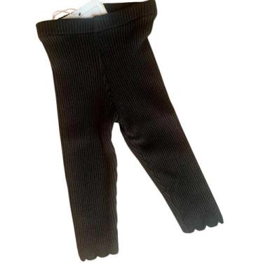 Imagem de Calça Infantil de Lã Preta - Mini Lady, Preto, 4 anos