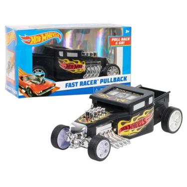 Imagem de Hot Wheels Fast Racer Pullback Black Bone Shaker 1760
