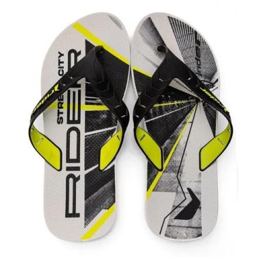 Imagem de Chinelo masculino rider street city cinza / preto 12107 -, Cinza, 43