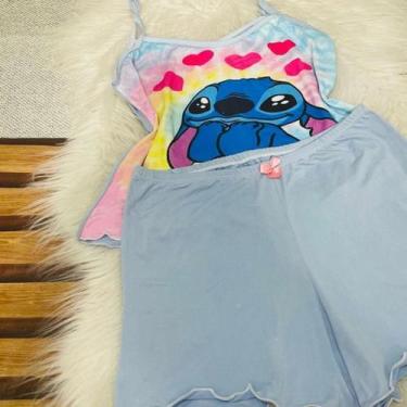 Imagem de Pijama Baby Doll Feminino Personagem Suede Baby Doll Blogueira Short d