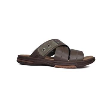 Imagem de Chinelo Itapua Masculino Couro 5355 Ebano, 41, Ebano