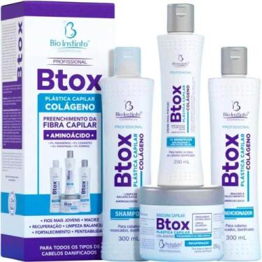 Imagem de Bio Instinto Btox Plástica Capilar - Kit Colágeno Capilar Cabelos Dani
