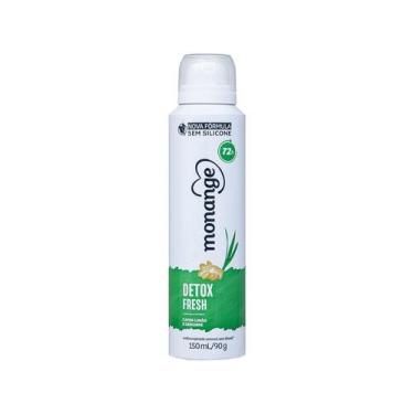 Imagem de Desodorante Antitranspirante Aerossol Monange  - Detox Fresh Feminino 
