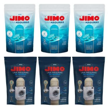 Imagem de Kit Jimo 3 Limpa Máquina Lava Roupas + Lava Louças
