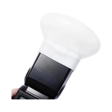 Imagem de 1 Peça Difusor Bounce Dome de Silicone Macio Universal para Flash - NO