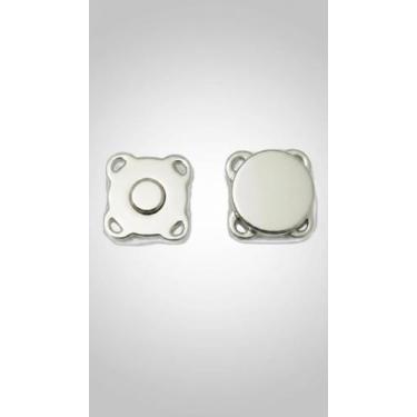 Imagem de Kit 20 Botões Imantados Magnéticos 14mm Níquel - Congratulations Store