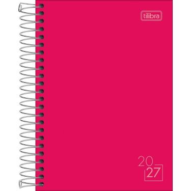Imagem de Agenda Tilibra Spice Espiral Diária 12,9X18,7CM Uso Planejamento Organização Cores