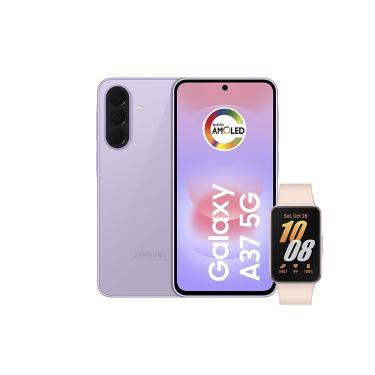 Imagem de Smartphone Samsung Galaxy A37 5G 8GB 256GB Câmera 12MP Lavanda com Galaxy Fit3