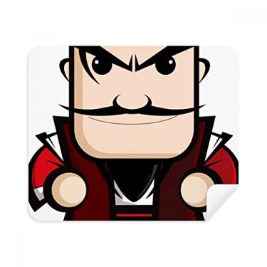 Imagem de Chinesa obra-prima chinesa chaogai pano de limpeza limpador de tela 2 peças tecido de camurça