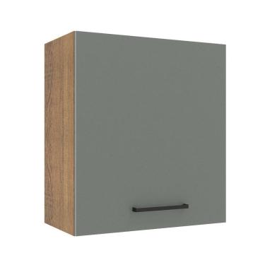 Imagem de Armário Aéreo Madesa Agata 60 Cm 1 Porta Rustic Cinza