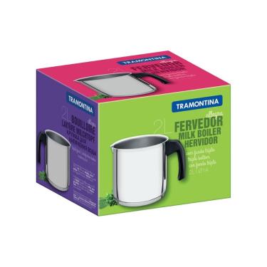 Imagem de Caneca leiteira fervedor tramontina aço inox 1,4 litros