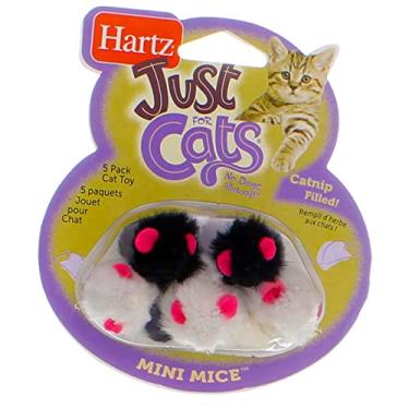 Imagem de Brinquedo de gato mini ratos, pacote com 5