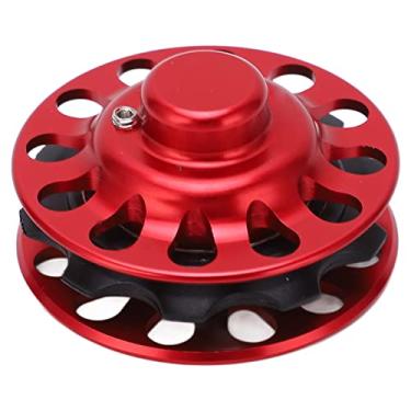 Imagem de Tensor de guia de corrente de bicicleta, roda de torre de montagem de corrente de liga de alumínio personalizada resistência exata ao desgaste para 3sixty desviador traseiro vermelho