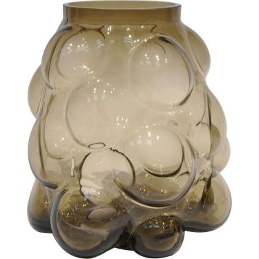 Imagem de CONKA VASO 25x24x24cm VIDRO ÂMBAR