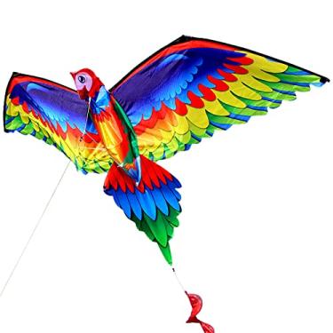 Imagem de Tingpai Pipa Estereoscópica Enorme Pa Crianças e Adultos Pipa Fácil de Empinar 100m Linha Única Co a pa Beach Park Viagem em Família Jogos Ao Ar Livre