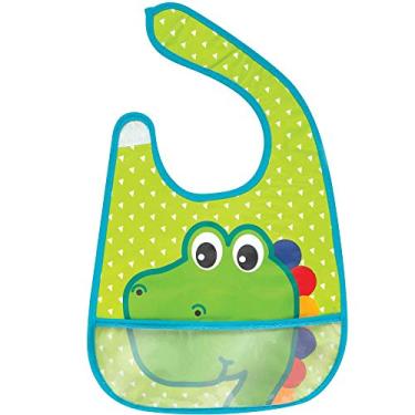 Imagem de Buba Babador Com Bolso - Dino Colorido