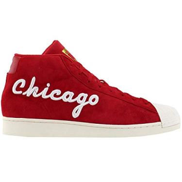 Imagem de adidas Mens Pro Model High Sneakers Shoes Casual - Red
