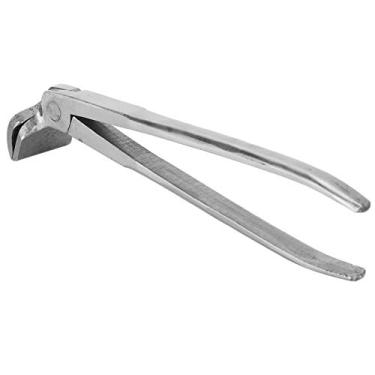 Imagem de Alicate de corte lateral com alicate nivelado, grampo de alicate achatado de couro, aço para cinto de couro, bolsa de couro