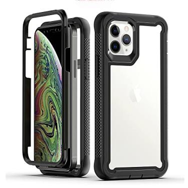 Imagem de Capa de telefone à prova de choque de grau militar para iphone13 12 11 pro max xr xs max x 14 plus armadura transparente capa de corpo inteiro, t2, para iphone 14pro max