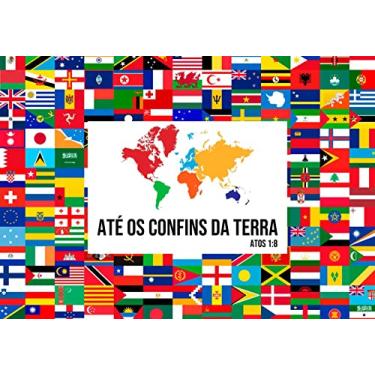 Imagem de Bandeira Evangélica Nações Missões Países Dupla face 0,70x1,00m