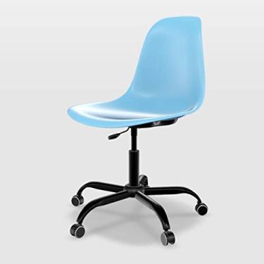 Imagem de CADEIRA EAMES AZUL CLARO OFFICE PRETO