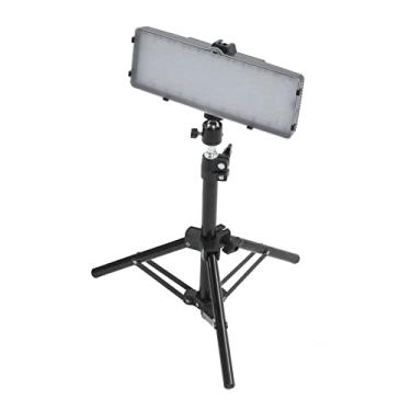 Imagem de Luz de vídeo LED RGB, iluminação fotográfica portátil com mini luz LED com suporte de tripé ajustável, kit de iluminação de vídeo fotográfico para filmagem em estúdio 5V 2A