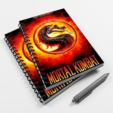 Imagem de Caderno Universitário 96 Fls Jogo Motal Kombat
