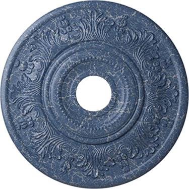 Imagem de Medalhão de teto Ekena Millwork CM20VIAMF Viena, Americana, 20"OD x 3 1/2"ID x 1 1/2"P (Fits Canopies up to 6 1/2"), Hand-Painted Americana Crackle