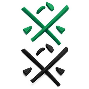 Imagem de Mryok – Kits de reposição para fones de ouvido Oakley Romeo 2 – Opções, Verde escuro e preto, One Size