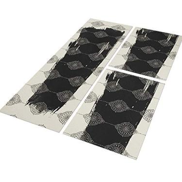 Imagem de Tapete Passadeira de Cozinha Vits 120x40 + 2 Capachos 60x40