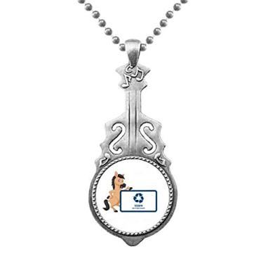 Imagem de OFFbb-USA Pingente de animais recicláveis para tratamento de classificação de resíduos, joias, música, torque, etiqueta