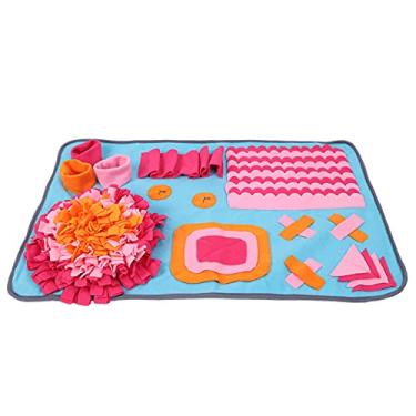 Imagem de Tapete de consolo para animais de estimação, almofada de farejamento de alimentação de porco MIni rosa para simular (rosa)