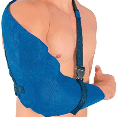 Imagem de Take Care Tipoia com Suporte Ombro Direito, M, Azul/Preto