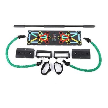 Imagem de Prancha Para Flexão De Braço Musculação Elástico Extensor