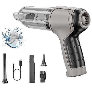 Imagem de LOKOO Mini Aspirador de Pó para Carro, Portátil Sem Fio e Soprador de Carro, Casa Uso Duplo, Melhor Mini Aspirador, Branco