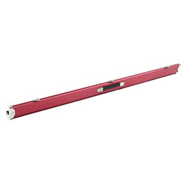 Imagem de DOACT Capa rígida para bastão de bilhar, leve com 2 compartimentos de liga de alumínio para taco de bilhar para fora (rosa vermelha)