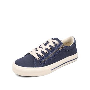 Imagem de T nis feminino Z-Soul da Taos Footwear, Navy/Indigo Distressed, 8.5