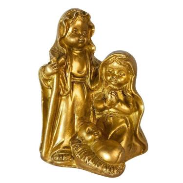 Imagem de Imagem Sagrada Família Delicada | Escultura Gesso | Artesanato