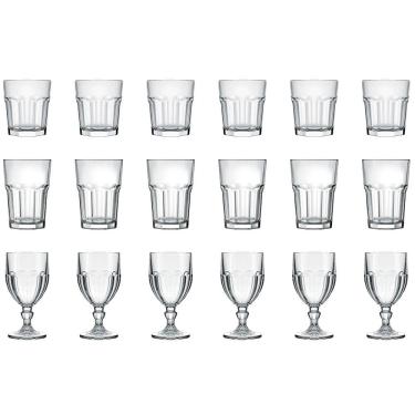 Imagem de Conjunto de Copos e Taças Nadir Bristol - 18 Peças