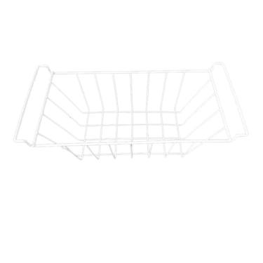 Imagem de WeiLaiKeQi Cesta de armazenamento do fio do metal da cesta do congelador, organização conveniente da despensa do congelador do escaninho do organizador do, 50CM