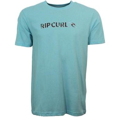 Imagem de Camiseta Rip Curl Mason Logo Tee Azul Masculina