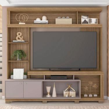 Imagem de Estante para TV Até 55 Polegadas Formosa 2 Portas Marrom/Cacao - Caemmun