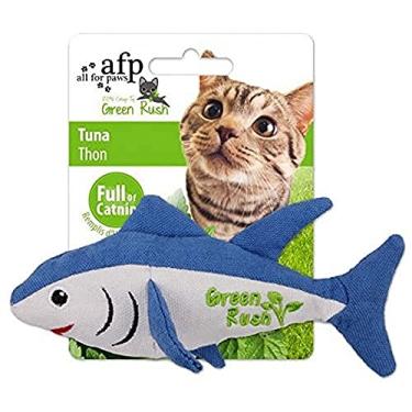 Imagem de All For Paws Tuna – Brinquedo de Pelúcia com Catnip para Gatos, Formato de Atum