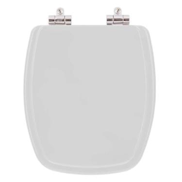 Imagem de Assento Sanitario Poliester com Amortecedor Stylus Cinza Prata para Vaso Celite