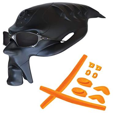 Imagem de RockShell Kits de borracha de substituição para óculos de sol Oakley Juliet – Laranja