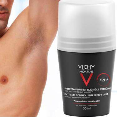 Imagem de Desodorante Vichy Homme 72h Roll-On Antitranspirante com 50ml