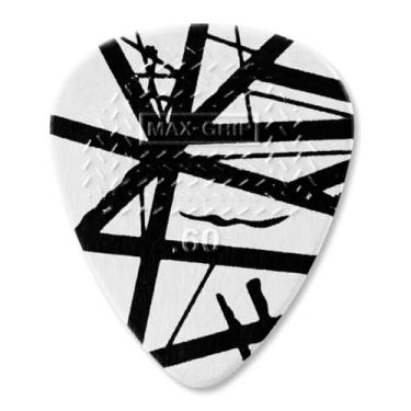 Imagem de Dunlop Picks - EVHP03 EVH VHI (branco com listras pretas)