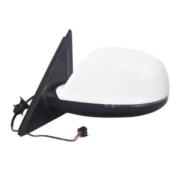 Imagem de Espelhos de porta do lado do motorista aptos para Audi Q5 2009-2015 Conjunto de espelho lateral de substituição para Audi Q5 Acessórios para Audi Q5 Montagem de espelho retrovisor lateral (17 fios)