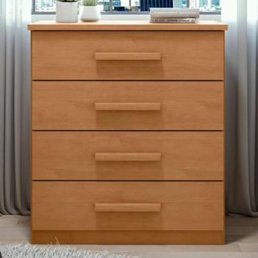 Imagem de Lopas - Cômoda Baião com 4 Gavetas Corrediças Telescópicas Lopas