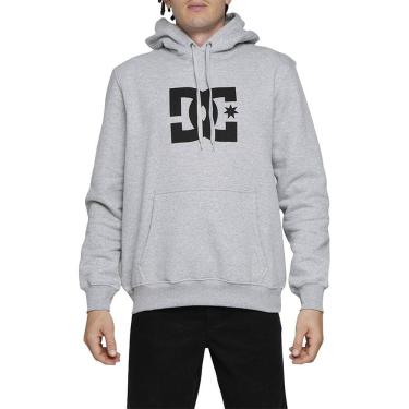 Imagem de Moletom DC Shoes Canguru DC Star 280G WT24 Cinza Mescla